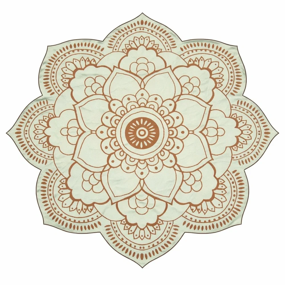 VIX Paula Hermanny Mandala Lotus Flower Wall Art Beach Body Towel #0215268